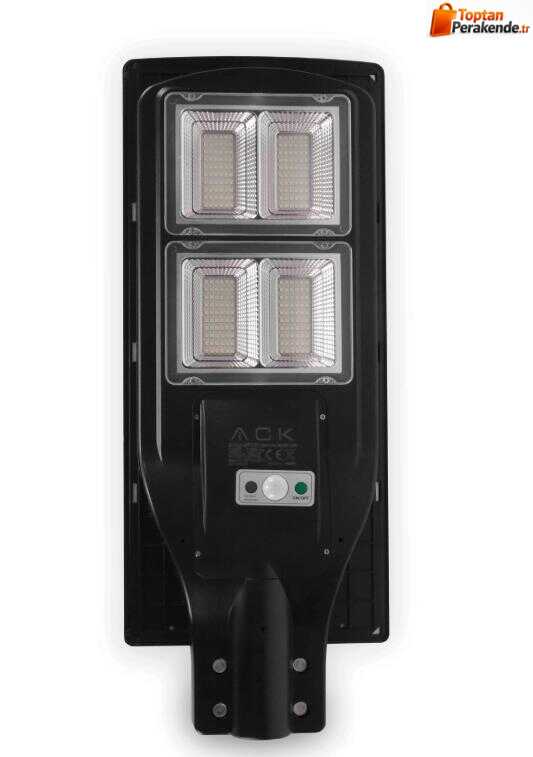 ACK AT42-09131 120W Solar Sokak Armatürü 6500K Beyaz Işık IP65